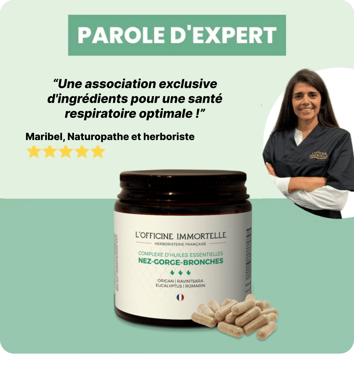 Capsules Nez - Gorge - Officine Immortelle