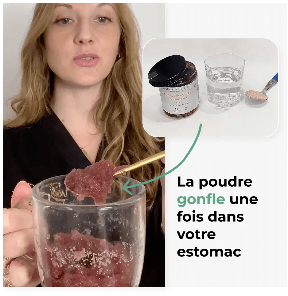 Poudre miraculeuse Coupe - faim - Officine Immortelle